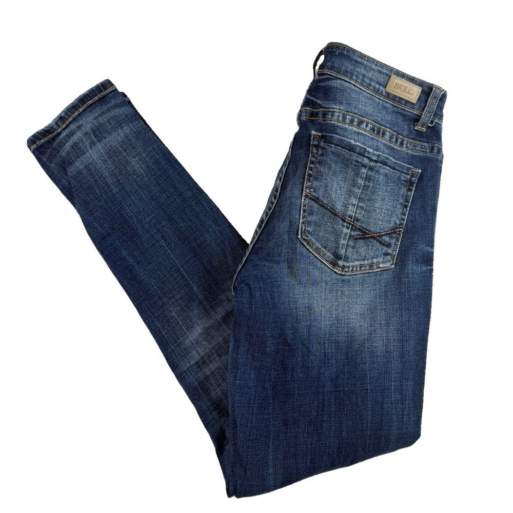 BKE Payton Jeans Womens 28 Universal Fit Mid Rise Ankle Skinny Blue Stretch